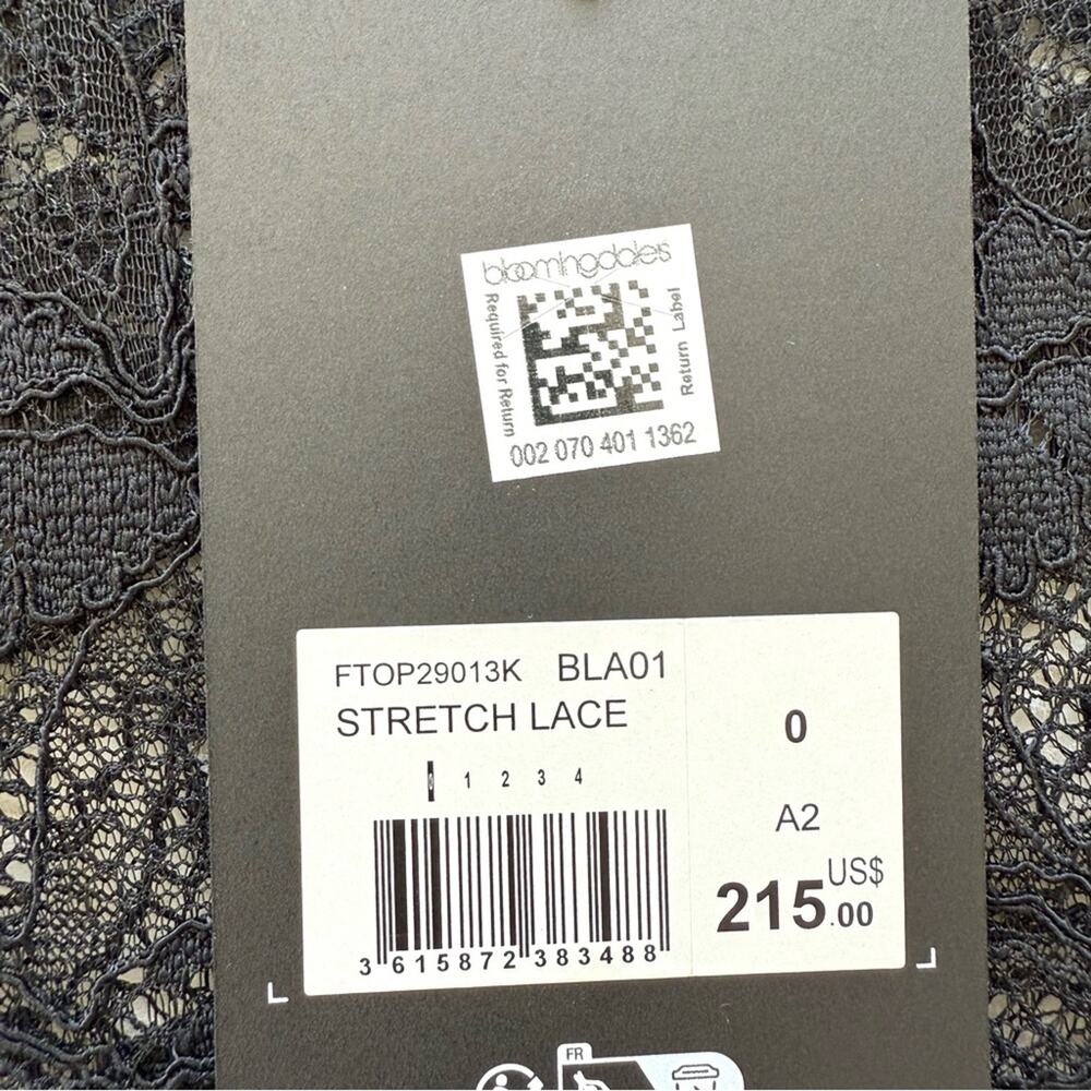 NWT!!! The Kooples women laces top size 0 or XS Retail 215$ - Picture 6 of 9